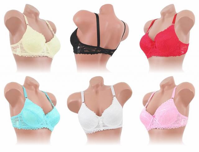 Edle Modische Sexy Push Up BHs BH Spitze Bügel Farbmix Cup C nur 1,50 Euro