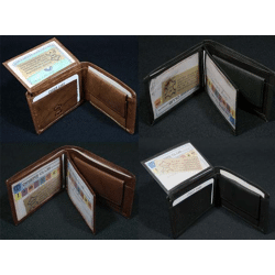 Edle schmale Herren Geldbörsen Portemonnaie echtes Leder nur 3,33 Euro