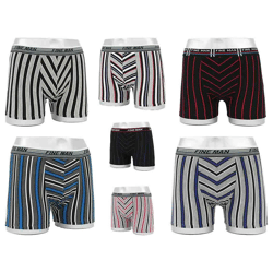 Herren Boxershorts Boxer Shorts Unterhosen Gestreift Underwear Gr. M-XXL