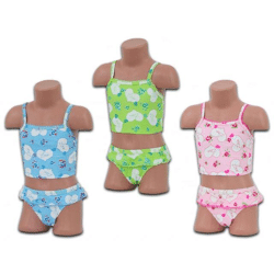 Girls girls bikinis bikini triangle swimwear swimsuit Hawaii size 6-12 years only 2,59 Euro