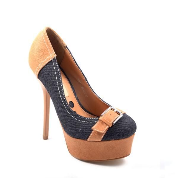 Sexy Damen Pumps Schuhe Shoes High Heels Plateau 3 Farben nur 12,90 Euro