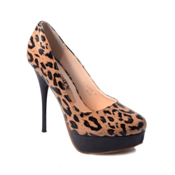 Sexy Damen Pumps Tiger Leo Schlangen Look Shoes Schuhe 2 Farben nur 11,90 Euro