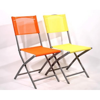 17 32384 Gartenstuhl Metall Polyester Klappbar Trendy Farben