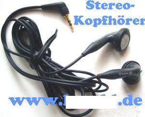 Original Sagem Marken Stereo Kopfhörer mit 2,5mm Klinkenstecker \
