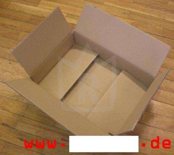 Versandkartons 2-wellig Innenmaße LxBxH 430x290x75mm 