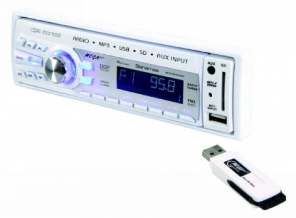 Autoradio Megakick Bahamas weiss