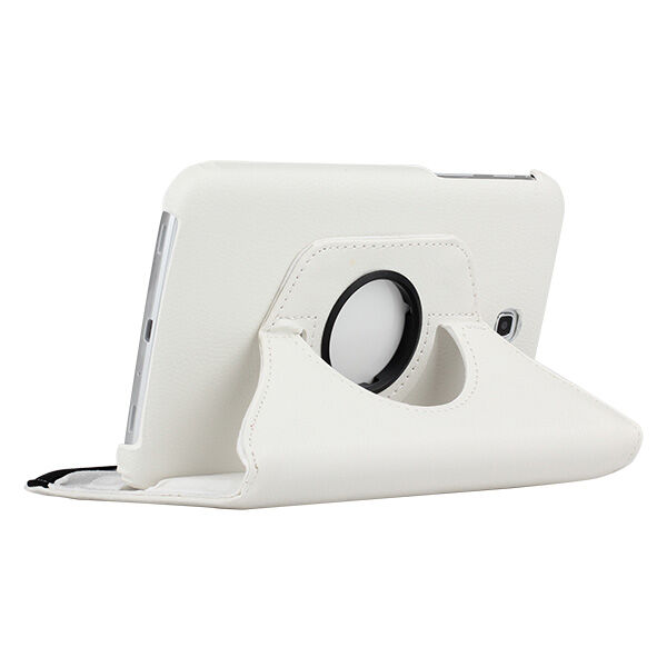 Edles 360 Grad Cover für Samsung Galaxy Tab 3 7 Zoll weiß inkl. Display-Schutzfolie + Touch-Pen