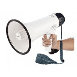 infactory megaphone with siren and music 25Watt