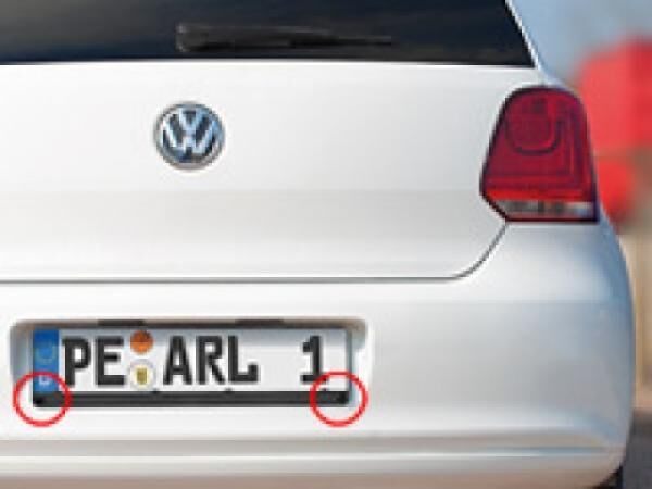 Lescars Funk-Rückfahrhilfe PA-520F mit 2 Sensoren