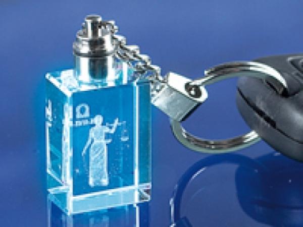 Lunartec LED Sternzeichen Schlüsselanhänger WAAGE