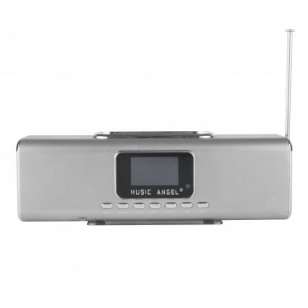 QooPro 12034 Music Angel Bluetooth Docking für iPhone in Farbe silber