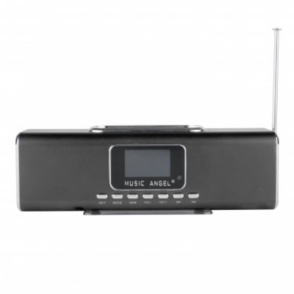 QooPro 12034 Music Angel Bluetooth Docking für iPhone schwarz