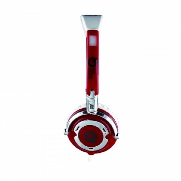 QooPro 17011E Super Bass Kopfhörer rot