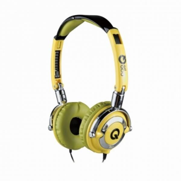 QooPro 17011H Super Bass headphones yellow