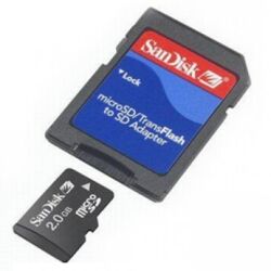 SanDisk 2GB MicroSD Speicherkarte