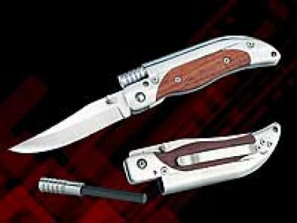 Semptec Taschenmesser mit Magnesium-Feuerstarter