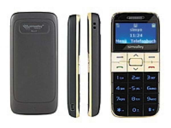 Simvalley Mobile Easy-5 Farbe gold Großtasten Handy