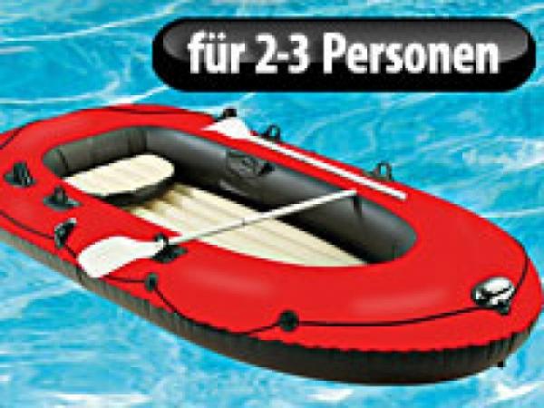 Speeron Komfort-Schlauchboot mit Pumpe & Paddeln für 2-3 Personen