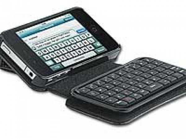 Xcase 3in1 Mini Bluetooth Tastatur & Hülle für iPhone4