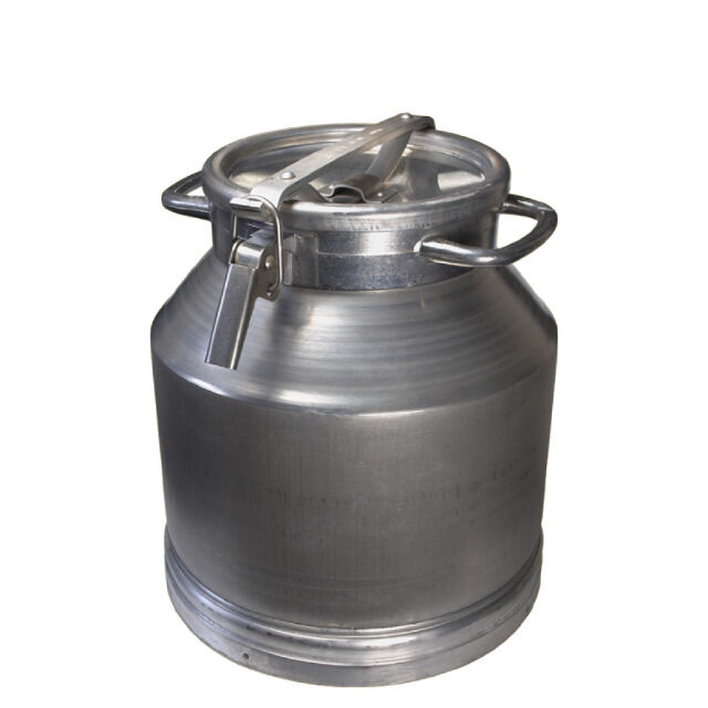 Aluflasche 25 Liter Milchkanne Alubehälter Alufass