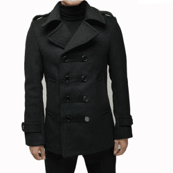 Garcia Pescara eleganter langer Mantel schwarz Gr. S, M, L und XL