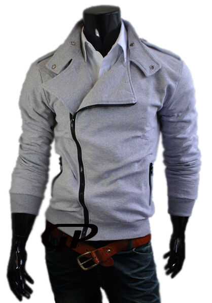 Garcia Pescara GP14 Herren Zip Cardigan Jacke grau Gr. S -Sakko Pullover mit Knöpfen