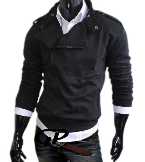 Garcia Pescara GP14 Herren Zip Cardigan Jacke schwarz Gr. S -Sakko Pullover mit Knöpfen