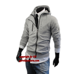 Garcia Pescara GP3 Herren Zip Hoodie grau Gr. L