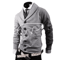 Garcia Pescara GP8 Herren Cardigan Jacke grau Gr. S