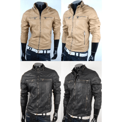 Leder Freizeit Business Jacke Gr. M-3XL je 21,50 EUR