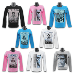 Motiv Oberteile Langarm Shirts Gr. S-XXL je 3,95 EUR