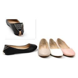 Edle Ballerina Slipper Schuhe Gr. 36-41 je 4,95 EUR