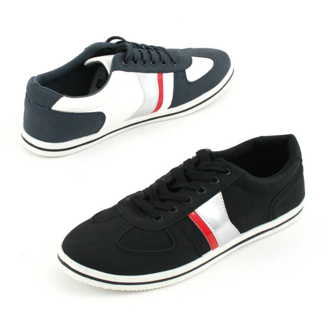 Herren Schuhe Sneaker Leder Look Gr. 40-45