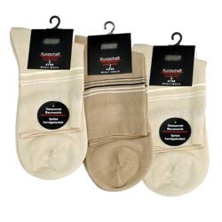 Kurz Socken gekämmte Baumwolle, ohne Gummi, handgekettelte spitze im 3er Pack