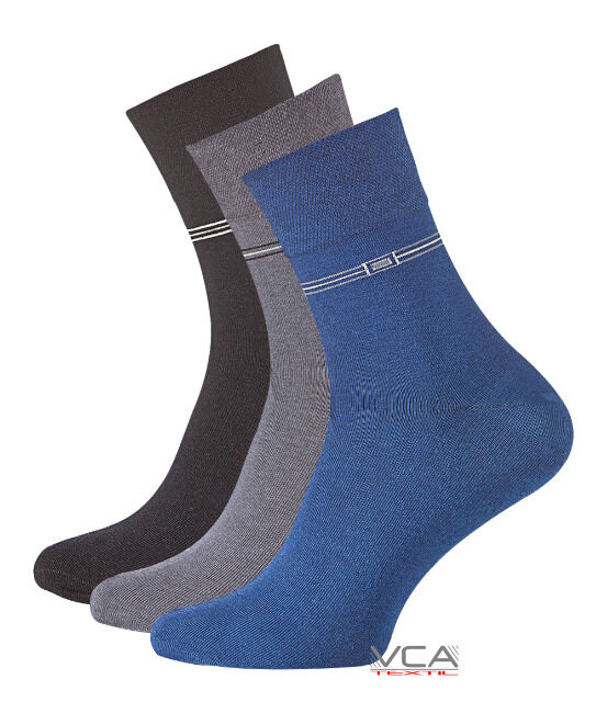 Kurz Socken gekämmte Baumwolle, ohne Gummi, handgekettelte spitze im 3er Pack