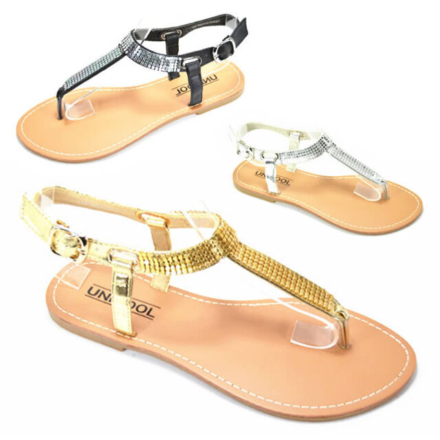 Damen Sommer Sandalen Slipper Gr. 36-41