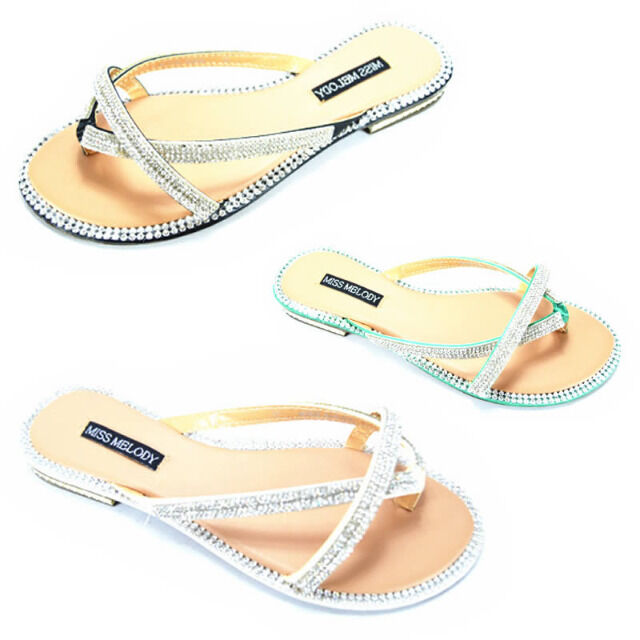 Damen Sommer Sandalen Slipper Gr. 36-41