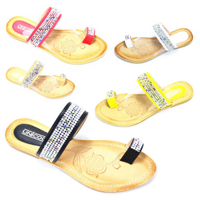 Damen Sommer Sandalen Slipper Gr. 36-41