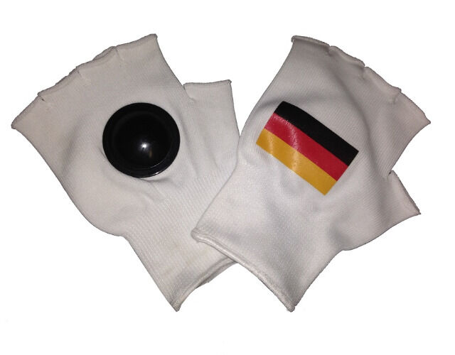Clip-Clappers Klatsch Handschuhe mit Deutschland Fahne Gr. Uni