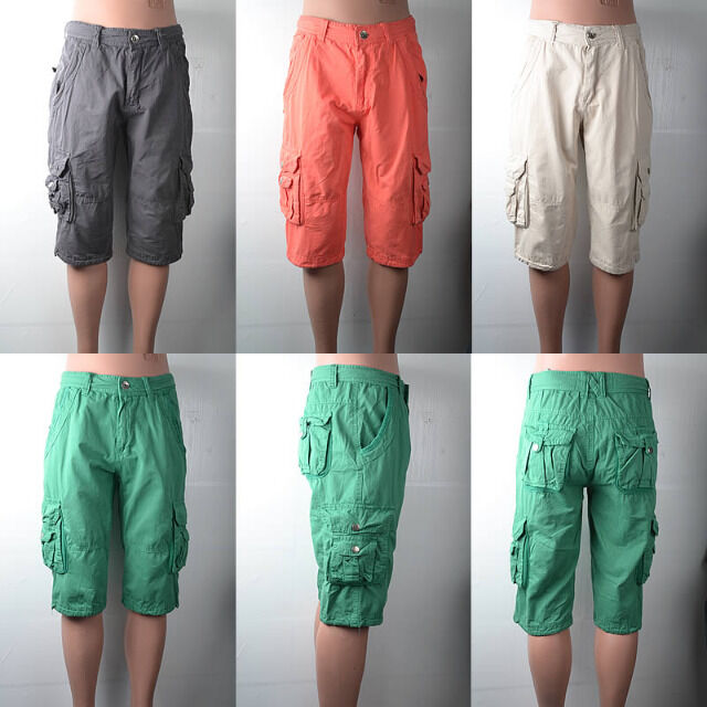 Herren Cargo Caprihose Shorts Mix Gr. 44-54