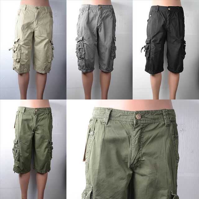 Unisex Cargo Caprihose Shorts Mix Gr. 30-40