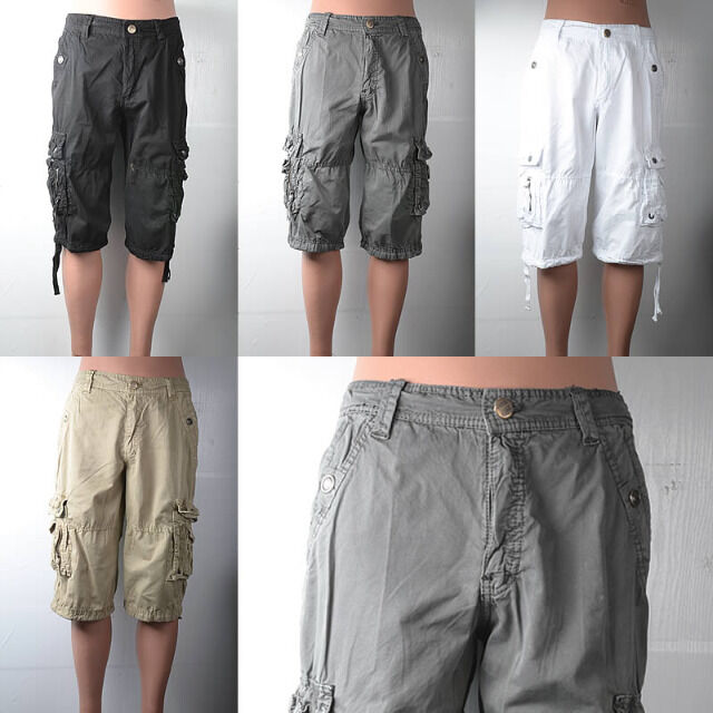 Unisex Cargo Caprihose Shorts Mix Gr. 30-40