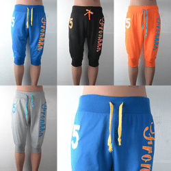 Unisex Freizeit Sport Capri Hose Short Gr. M-XXL