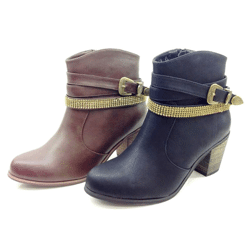 Damen Stiefeletten Stiefel Schuhe Gr. 36-41