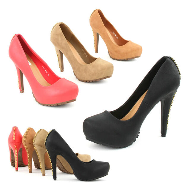 Damen Pumps High Heels Schuhe Gr. 36-41