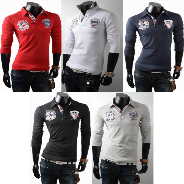 Pullover Langarm Polo Langarm Shirt Gr. M-XXL