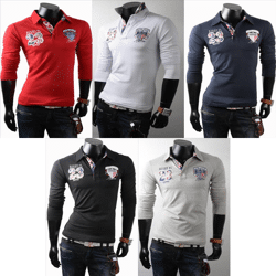 Pullover Langarm Polo Langarm Shirt Gr. M-XXL