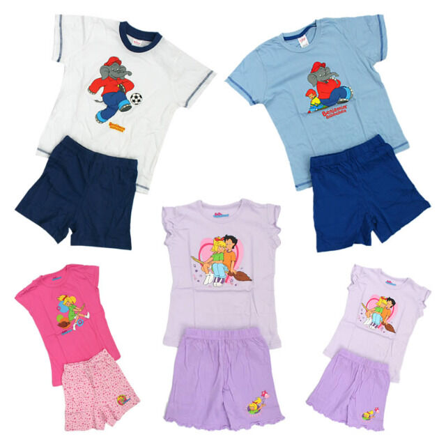 Kinder Shorty Freizeit Anzüge Sets Gr. 98-128