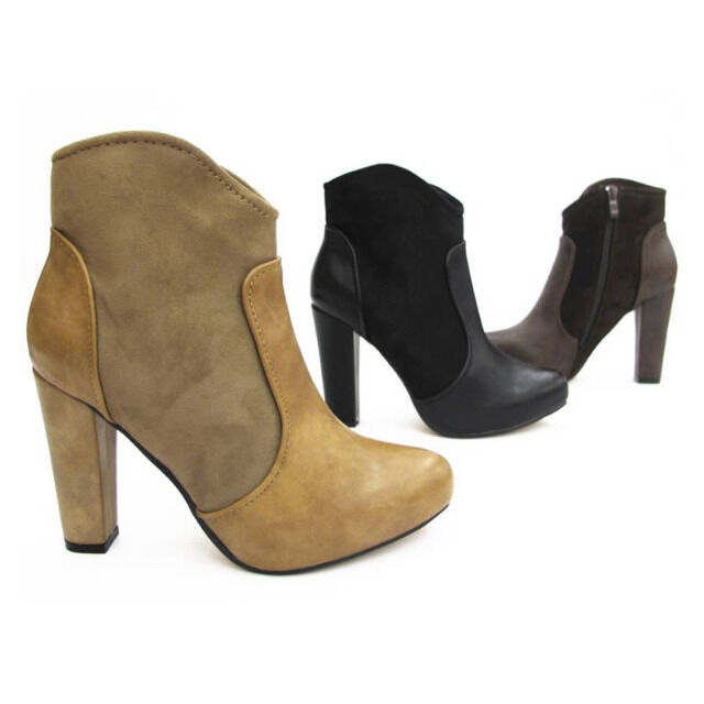 Damen Stiefeletten Stiefel Schuhe Gr. 35-40