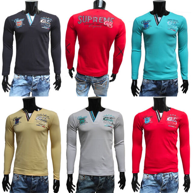 Pullover Langarm Oberteile Shirts Gr. M-XXL